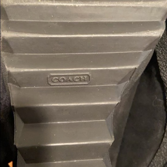 NWOT Coach Signature Tapestry Boots - Picture 7 of 7